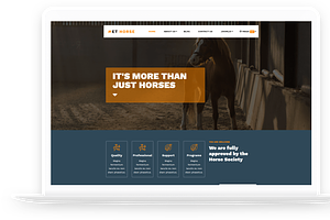 ET Horse Onepage WordPress Theme