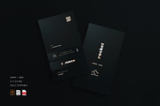5 in 1 Vertical Luxury Business Card, a Business Card Template by Ctrl space studio (Thumbnail 3 of 6)