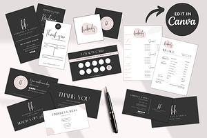 Online Business Branding Kit Canva