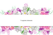 Bouquets,Roses,Flowers,Freesia,Lilac, an Illustration by DreamsClipArt (Thumbnail 2 of 3)
