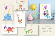 Dinosaurs. For kids small and big., an Animal Illustration by Annakniaz (Thumbnail 11 of 13)