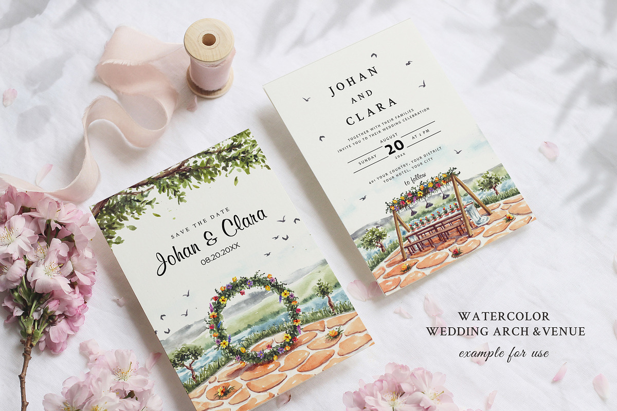 Wedding Arch & Venue, an Object Illustration by Yorda Studio (Photo 6 of 9)