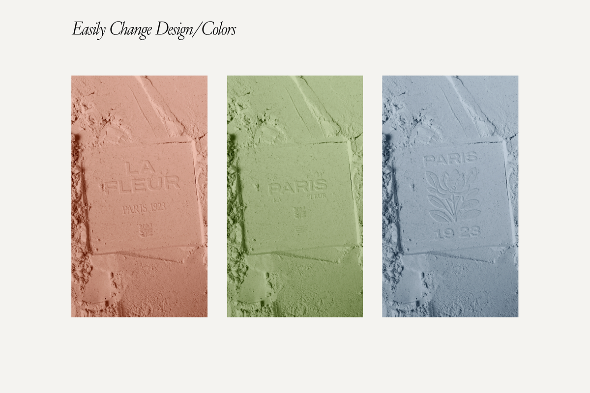 Embossed Powder Logo Mockup 01, an Advertising Mockup by Duet Atelier (Photo 2 of 4)