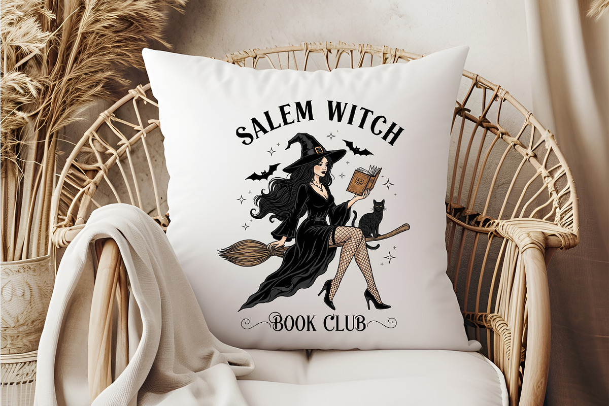 Halloween Vintage Salem Witch Book C, an Illustration by DreamCafeArt (Photo 6 of 7)