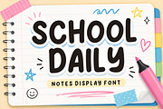 School Daily, a Sans Serif Font by Limited.studio (Thumbnail 1 of 5)