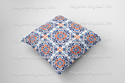 Portuguese Azulejo Pattern Tile V1, a Pattern Graphic by Negarin Digital Art (Thumbnail 6 of 8)