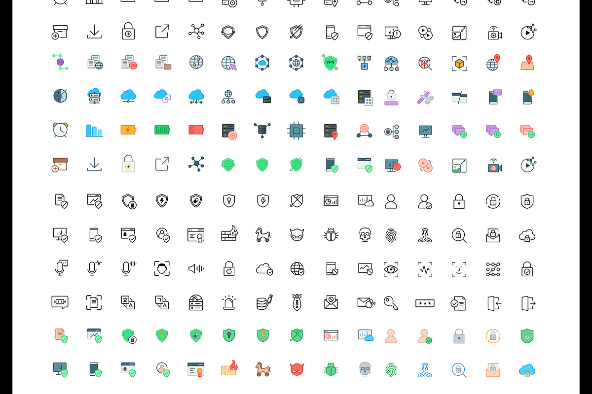 3000+ Mega Bundle line&color Icons, an Outline Icon by Design Present (Photo 14 of 19)