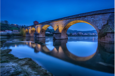 Bridge night light. Generate Ai, an Architecture Photo by Ylivdesign