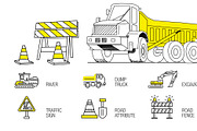 Construction machinery 20 ITEMS, a Technology Illustration by Vladimir Vihrev (Thumbnail 13 of 20)