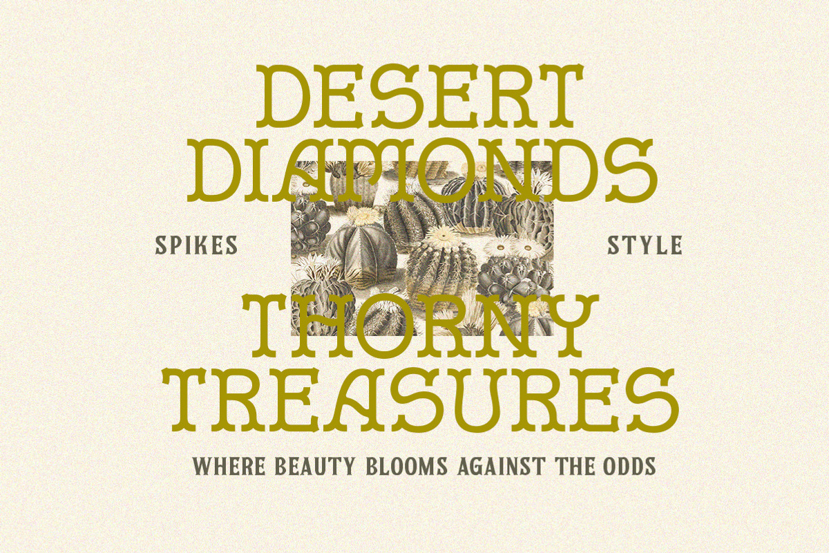 Mosaic Desert - Display Typeface, a Sans Serif Font by Letterhend Studio (Photo 3 of 9)