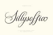 Sillysoffia Script Font, a Script Font by Ainun Jinan (Thumbnail 1 of 9)
