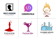 800+ Professional Logos Bundle, a Branding & Logo Template by Design Forest (Thumbnail 19 of 48)