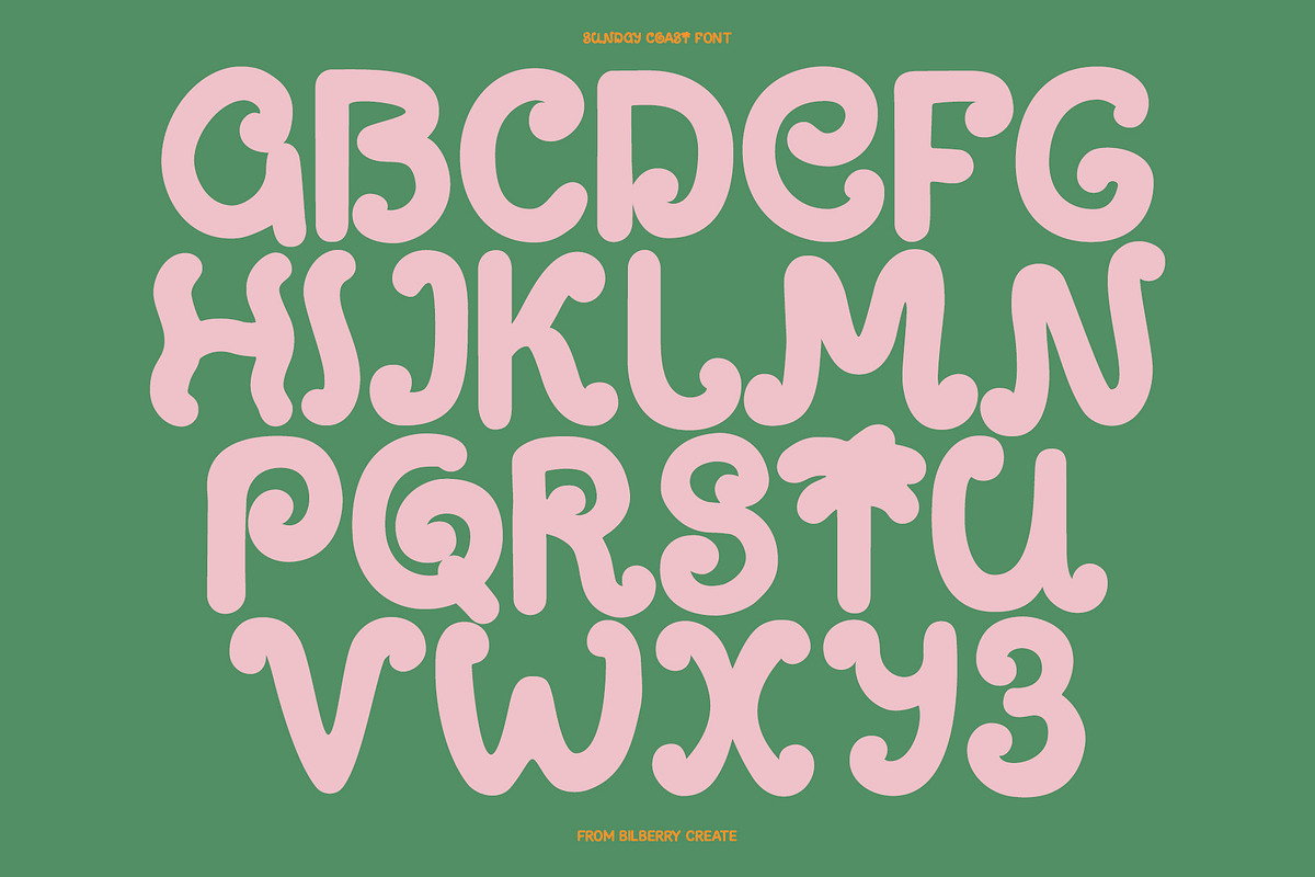 Sunday Coast Summer Font, a Handwritten Font by BilberryCreates (Photo 9 of 13)