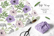Periwinkle Inked Patterns & Motifs, a Pattern Graphic by Zeesi Design Garden (Thumbnail 4 of 9)