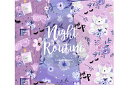 Bedtime digital paper, nightime, a Pattern Graphic by Collart Studio (Thumbnail 3 of 7)