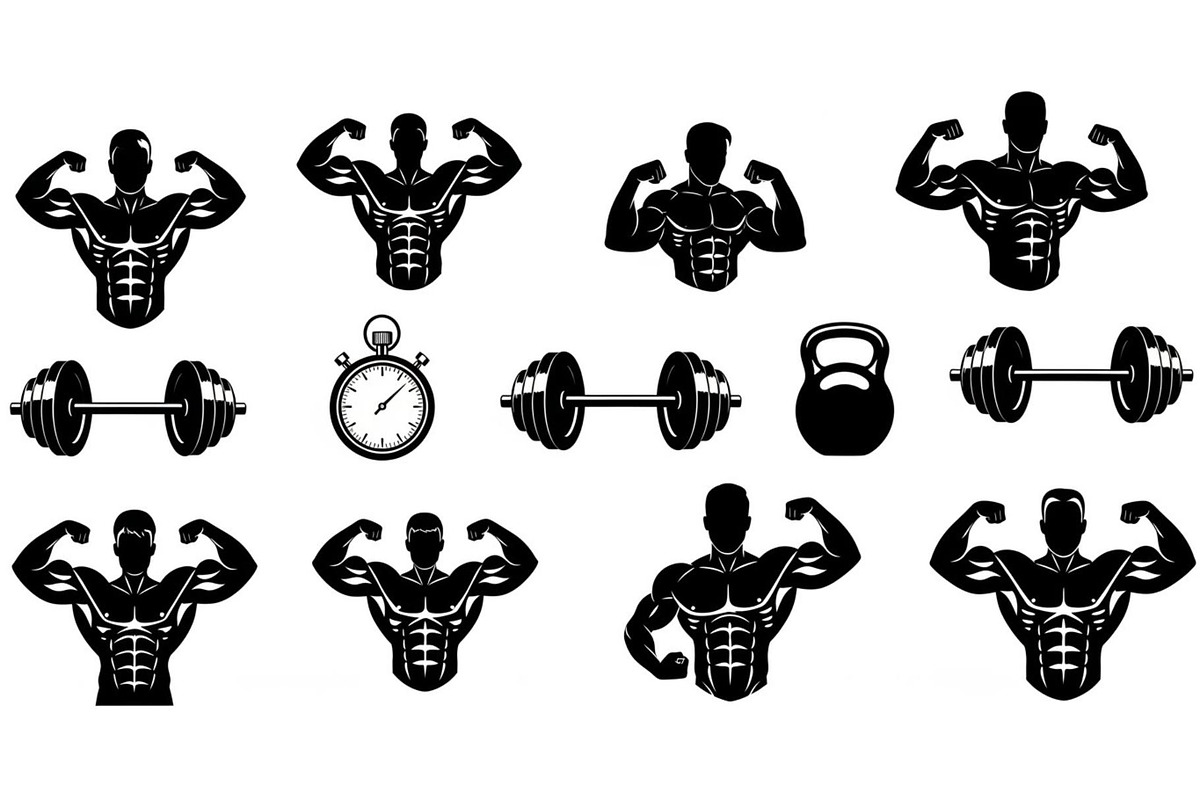 Ultimate Fitness Gym Vector Bundle, an Illustration by Creativeshirt (Photo 17 of 51)