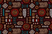 Tribal ethnic seamless patterns set, a Pattern Graphic by Good Studio (Thumbnail 3 of 15)