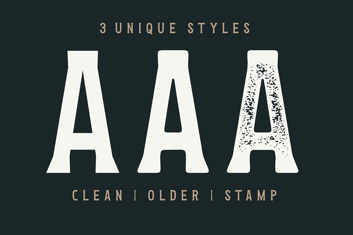 Badrock Vintage Typeface, a Sans Serif Font by Moodtype (Photo 5 of 6)