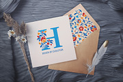 Floral Alphabet, Frames, Decors Set, a Decorative Illustration by Vector beauty (Thumbnail 8 of 13)