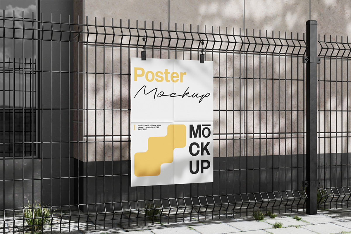 Urban Poster Mockup, a Product Mockup by Pixie Creative (Photo 2 of 4)