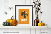 Spooky Halloween Cards for Canva, a Card Template by Komet & Flicker (Thumbnail 3 of 8)