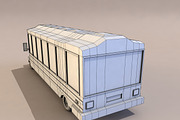 Cartoon School Bus low poly 3D model, a Cars & Vehicle 3D Model by Low Poly Lab (Thumbnail 5 of 5)