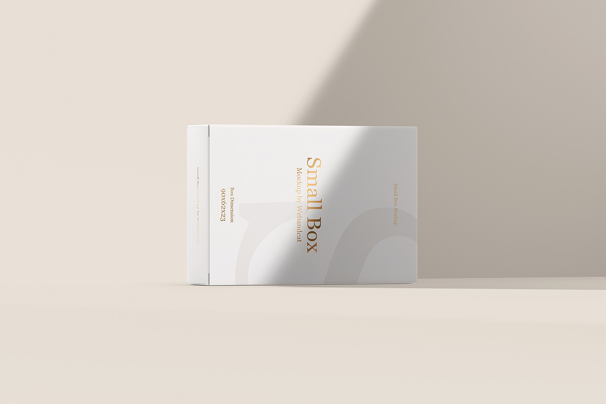 Small Box Mockup, a Packaging Mockup by WebAndCat (Photo 14 of 40)