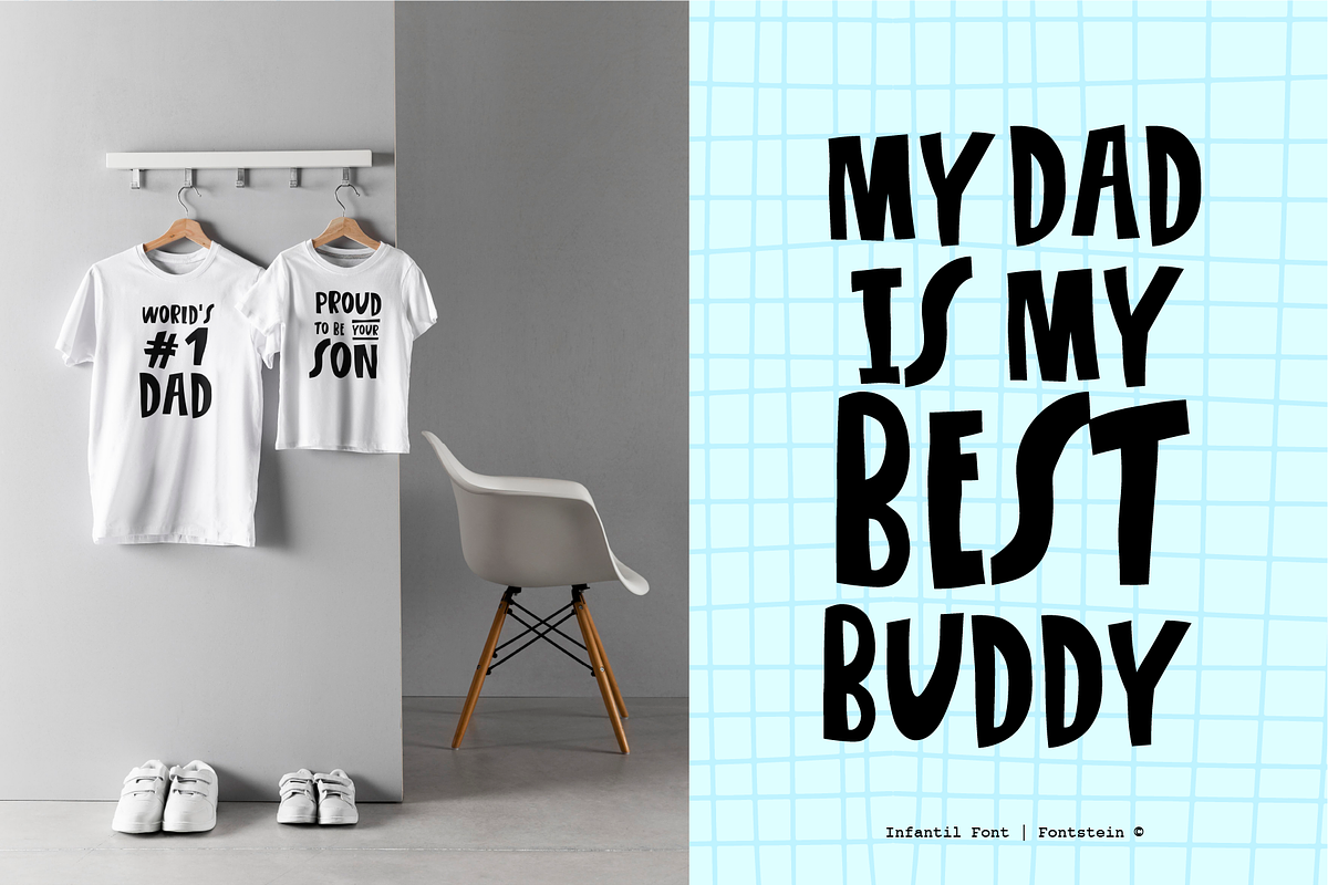 INFANTIL | Cute hand drawn font, a Font by Fontstein (Photo 2 of 10)