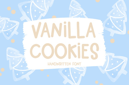 Vanilla Cookies | Handwritten Font