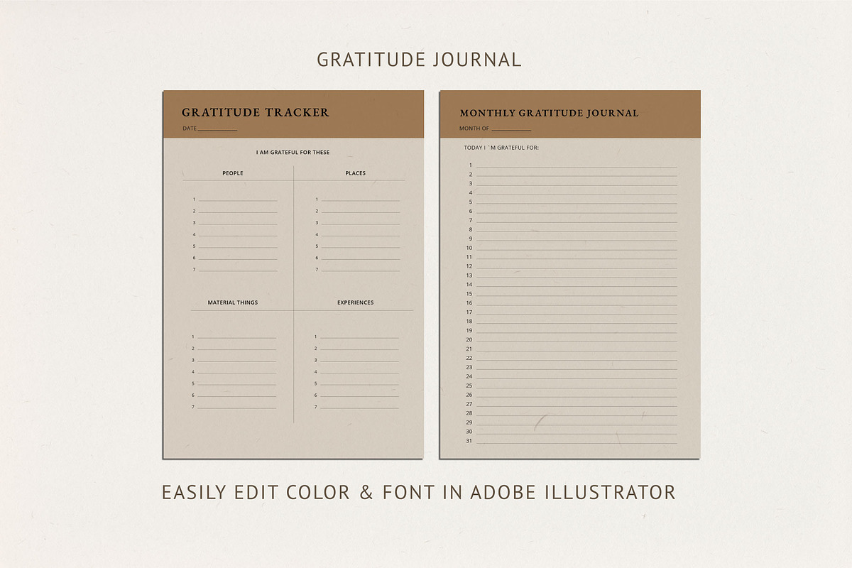 Wellness Planner, a Stationery Template by Anatartan Design (Photo 9 of 13)