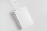 Clothes label tag blank white mockup, an Advertising Mockup by Olha Klein (Thumbnail 2 of 3)