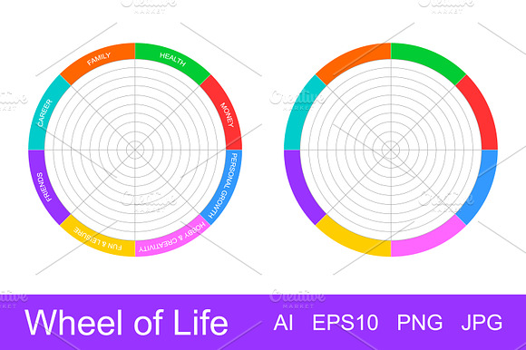 Wheel of Life Balance Template preview 4