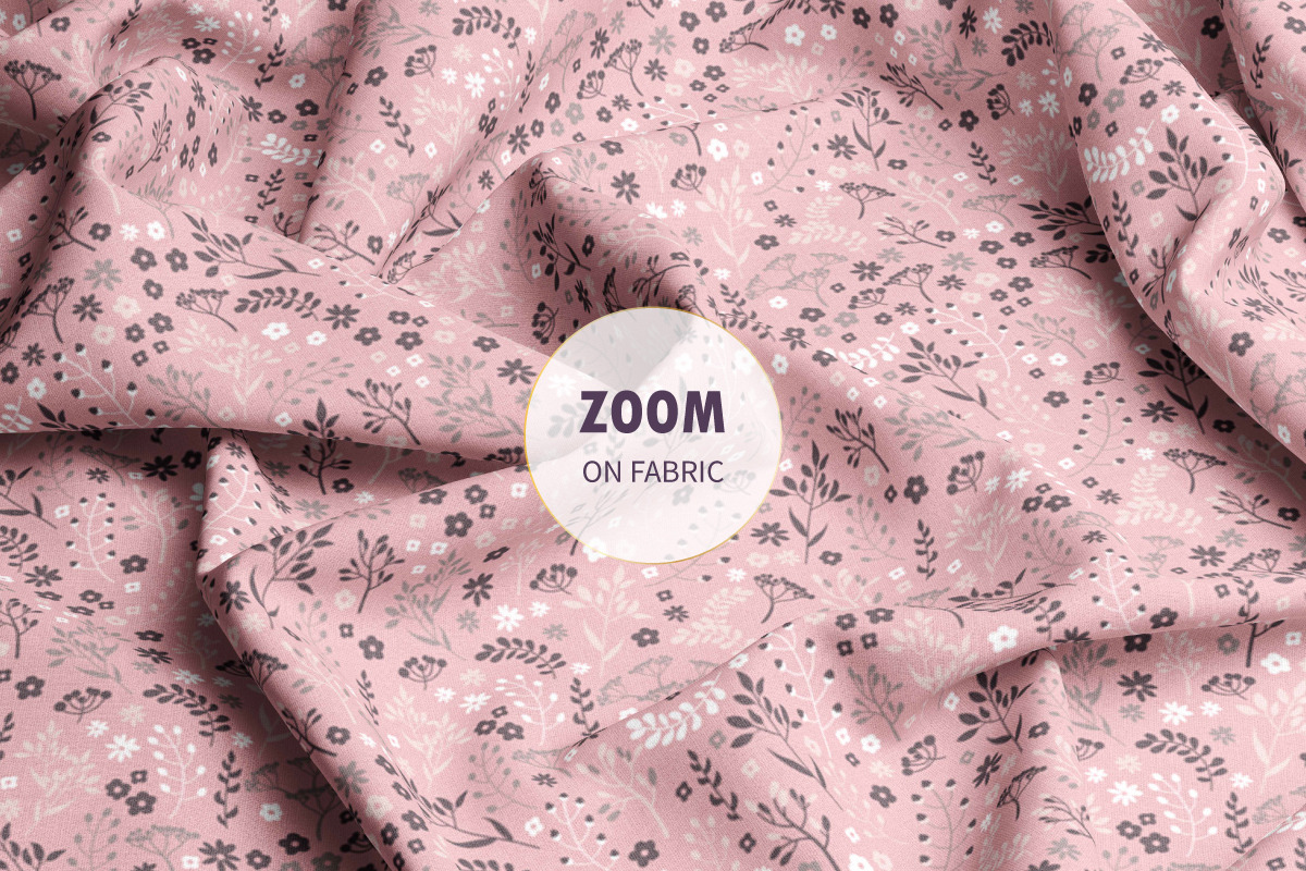 Rosy & Coffee Wild Flowers Seamless, a Pattern Graphic by DrawStudio1988 (Photo 8 of 9)