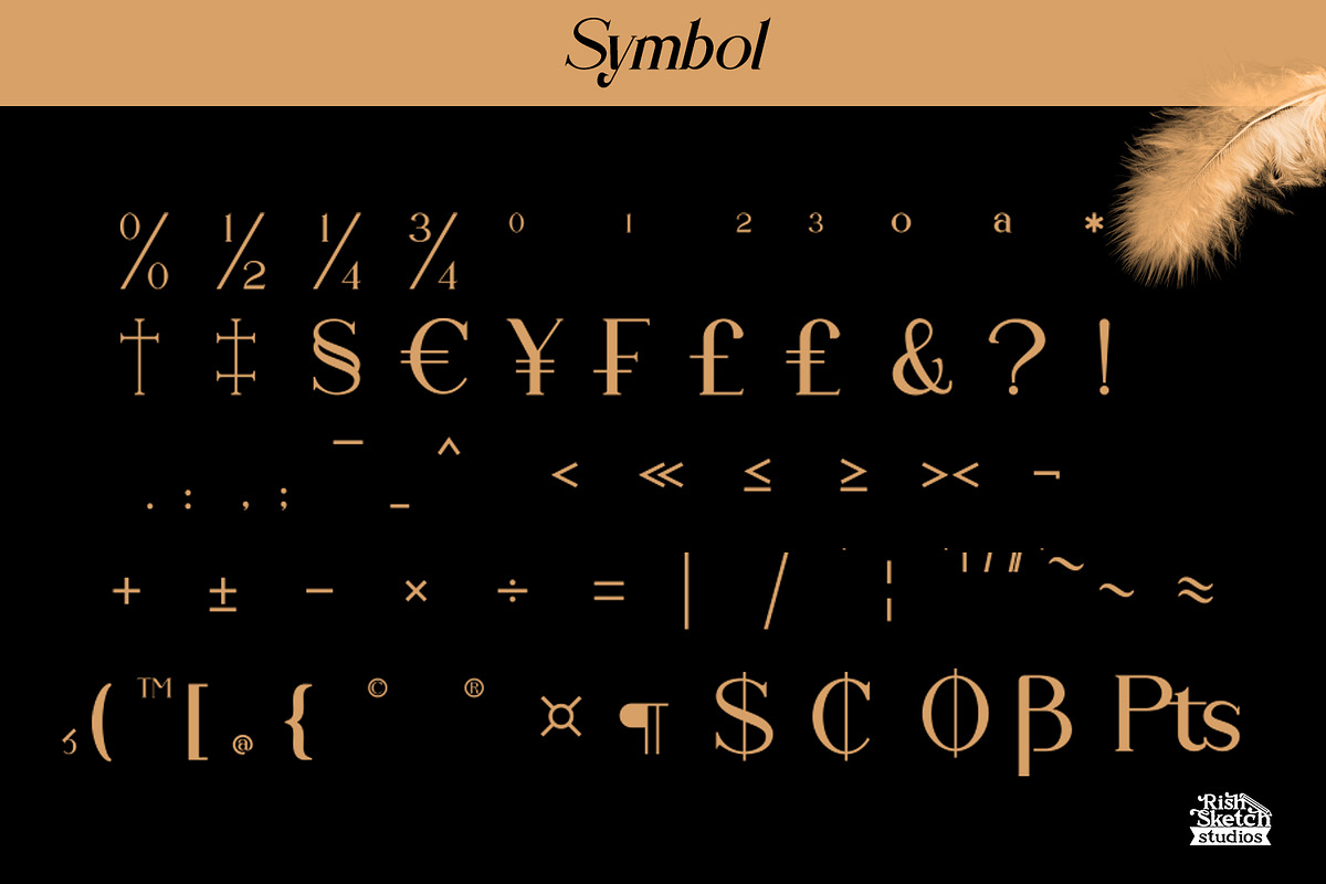 Danderain, a Serif Font by Rishsketch (Photo 11 of 13)