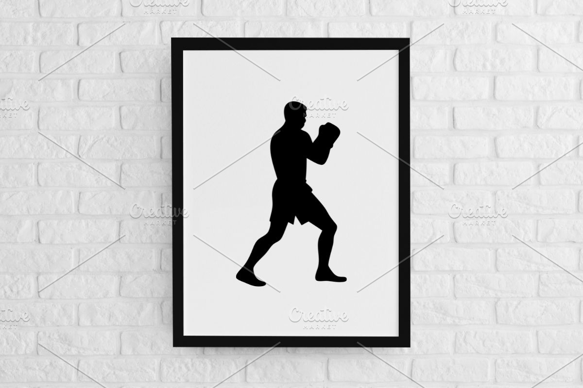 Kickboxing Silhouettes SVG #2, a Sport Illustration by newminddesign (Photo 2 of 3)