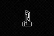 Modern Skyscraper Icon, an Outline Icon by Vectorium Studio (Thumbnail 3 of 4)