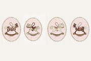 Rocking Horses Pattern, a Pattern Graphic by MouseGrey (Thumbnail 11 of 11)
