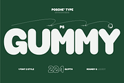 PS GUMMY | Display Typeface, a Sans Serif Font by Posche Type (Thumbnail 1 of 11)
