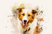 Pet Watercolor Effect Photoshop, an Action Add-On by liptouse (Thumbnail 3 of 10)