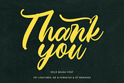 Matric Bunker Bold Brush Font, a Script Font by Letterena Studios Script (Thumbnail 20 of 20)