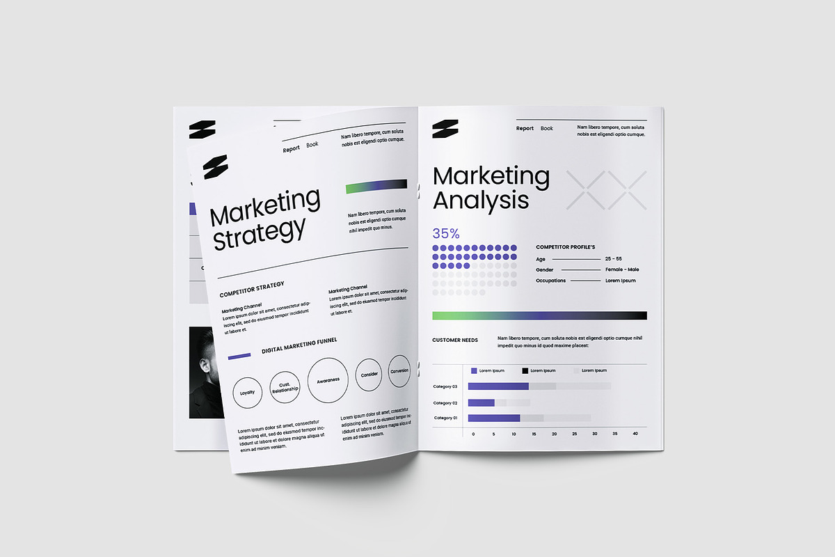 Project Competitor Analysis Template, a Brochure Template by TMint Play (Photo 4 of 8)