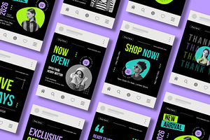 Social Media Mockup Design, an Advertising Mockup by CreativeShaper