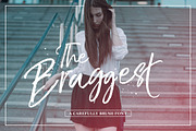 The Braggest (+Webfont), a Script Font by Ryan Prasetya (Thumbnail 1 of 7)