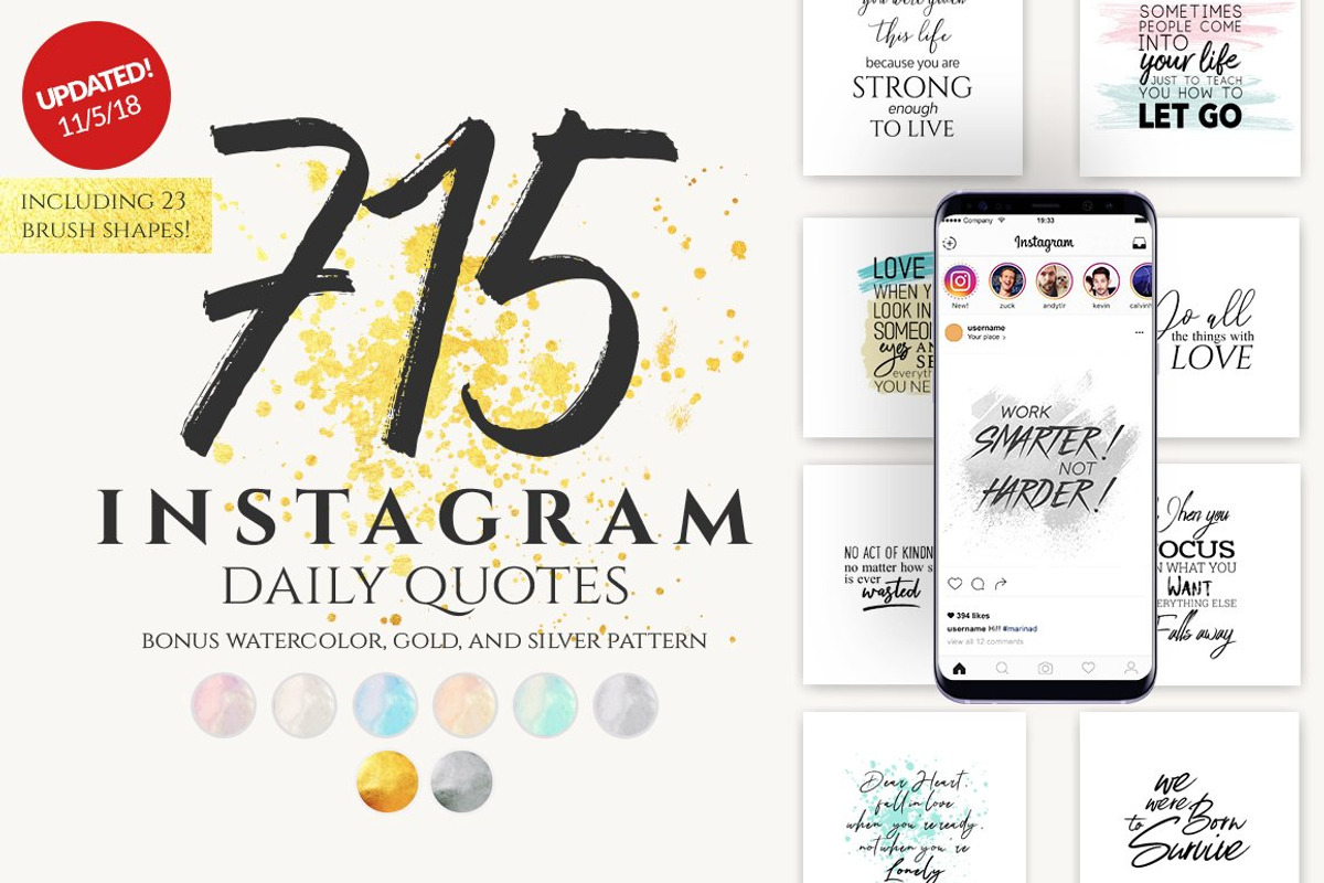 5800 Instagram Editable Quotes CANVA, a Social Media Template by Eviory (Photo 38 of 62)