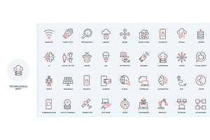 Car maintenance service modern icons, a Technology Illustration by Lemberg Vector