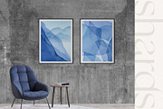 Abstract Navy Blue Watercolor Shapes, a Texture Graphic by Veris Studio (Thumbnail 8 of 21)