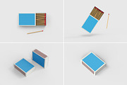 Match Box Mockup - 11 views, a Packaging Mockup by Illusiongraphic (Thumbnail 18 of 19)
