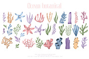 Ocean clipart & digital paper, a Decorative Illustration by Yelloo Fish (Thumbnail 5 of 19)