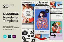 Liquorice Newsletter Templates by  in Templates & Themes