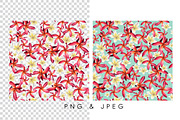 Seamless tropical patterns, a Pattern Graphic by ollalya (Thumbnail 8 of 17)